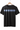 Men's Black "Attitude for Ever" Round Neck T-Shirt, Regular Fit, Rich Cotton